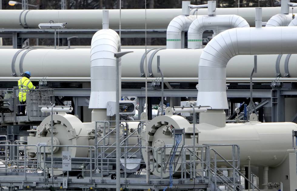 Instalaciones del 'Nord Stream 2' en Lubmin, Alemania