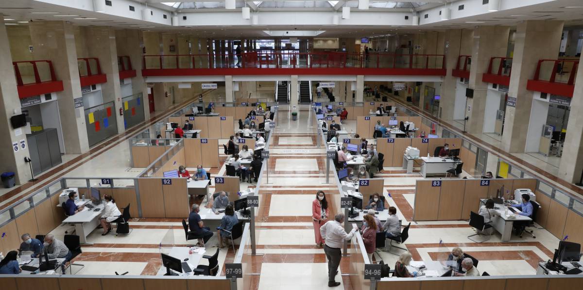 Oficinas de atención al cliente de la Agencia Tributaria.