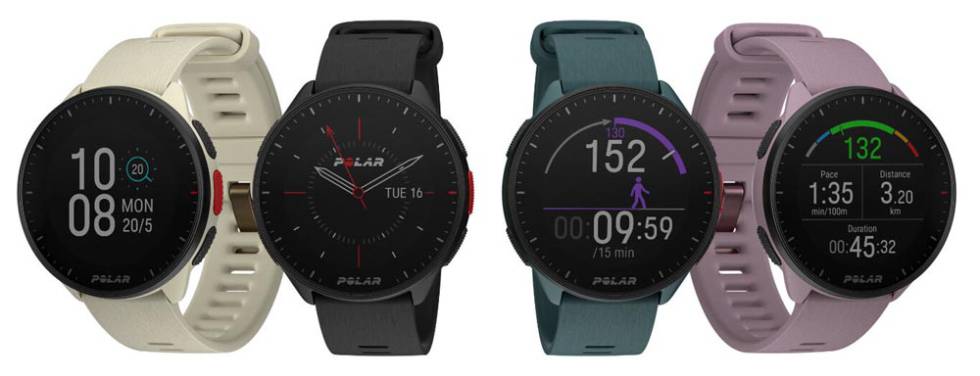 Polar Pacer watch colors