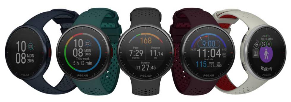 Polar Pacer Pro watch colors