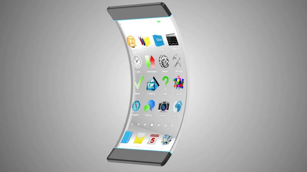 foldable phone screen