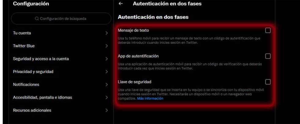 Twitter Authentication Options