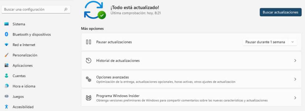 View update history in Windows 11