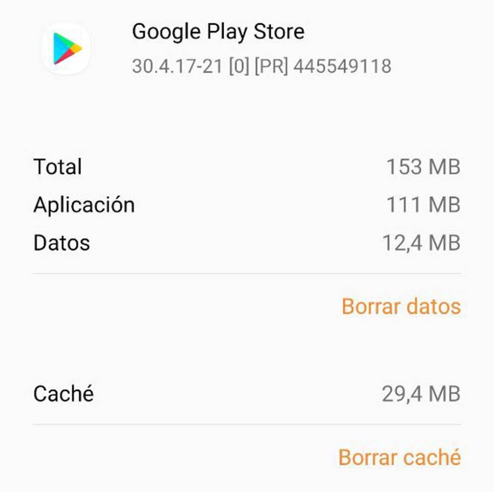 clear cache on android