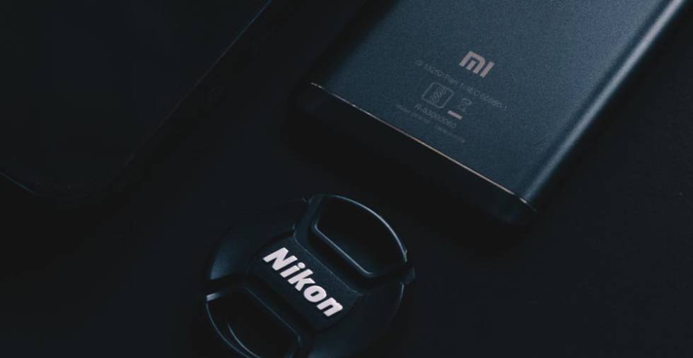 Xiaomi logo on smartphone