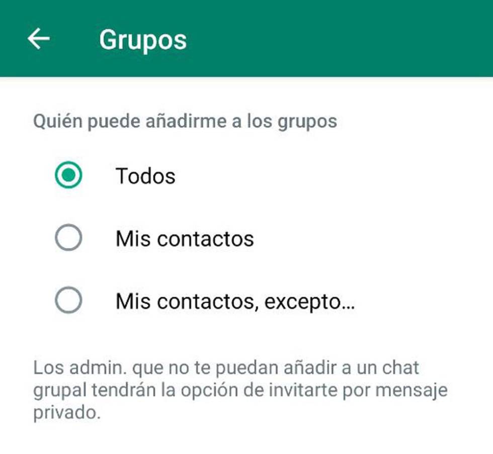 Block adding to a group on WhatsApp