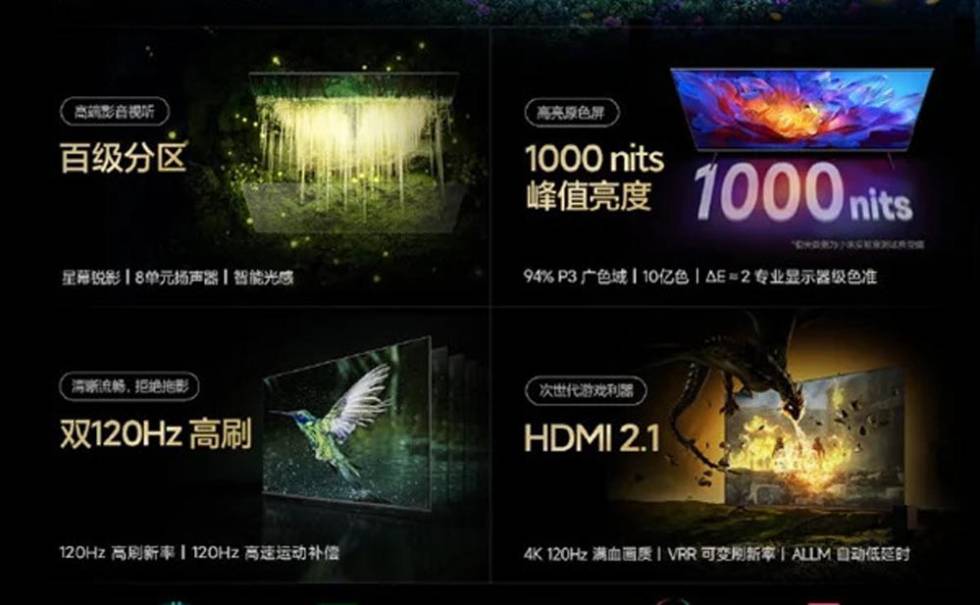 Summary of Xiaomi TV ES Pro features