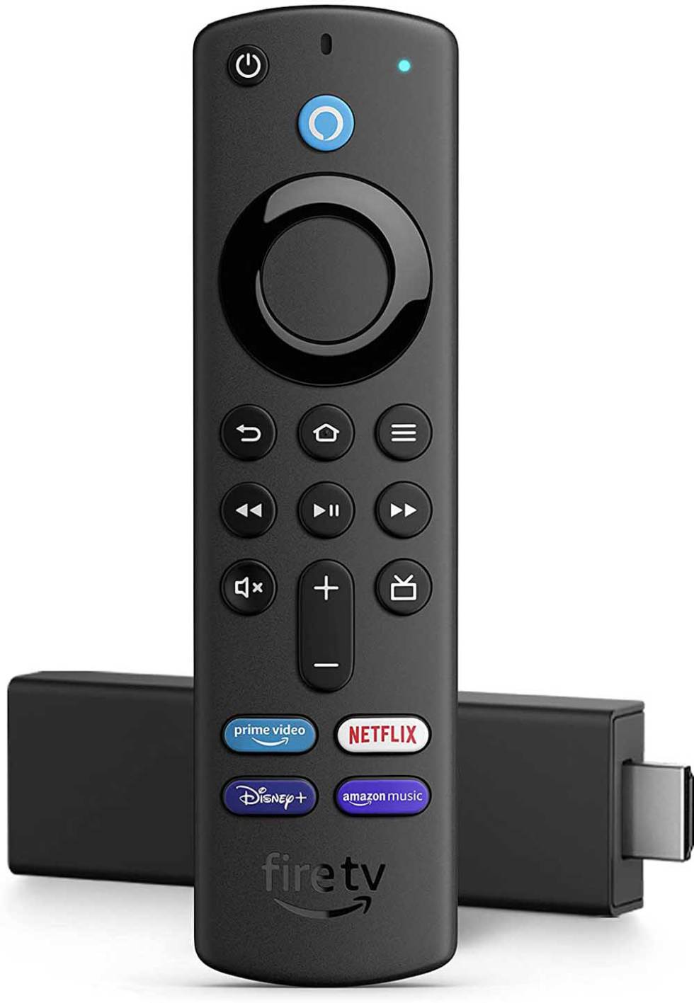 Fire TV Stick player with remote control