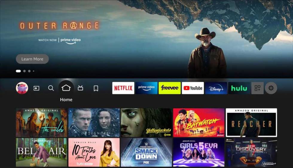 New interface for Amazon Fire TV players