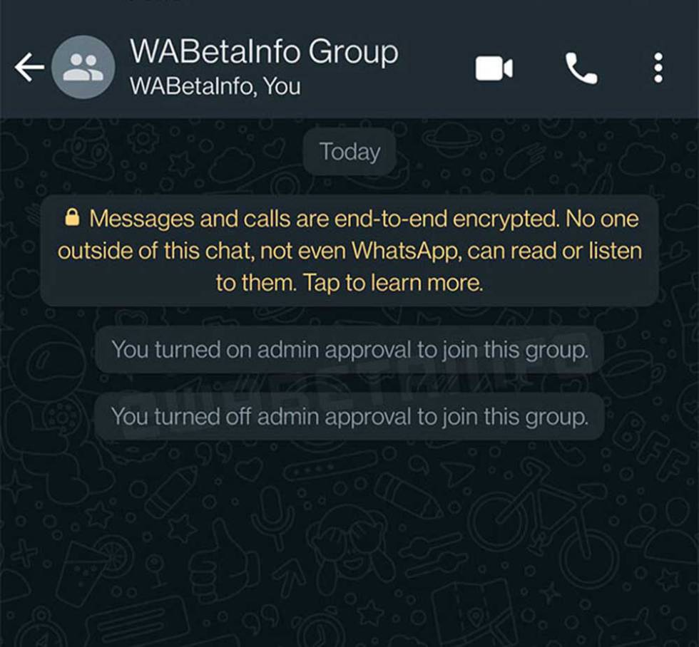 Restricted access to WhatsApp groups