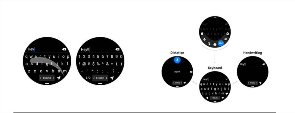 Refreshed interface of Samsung Galaxy Watch 4