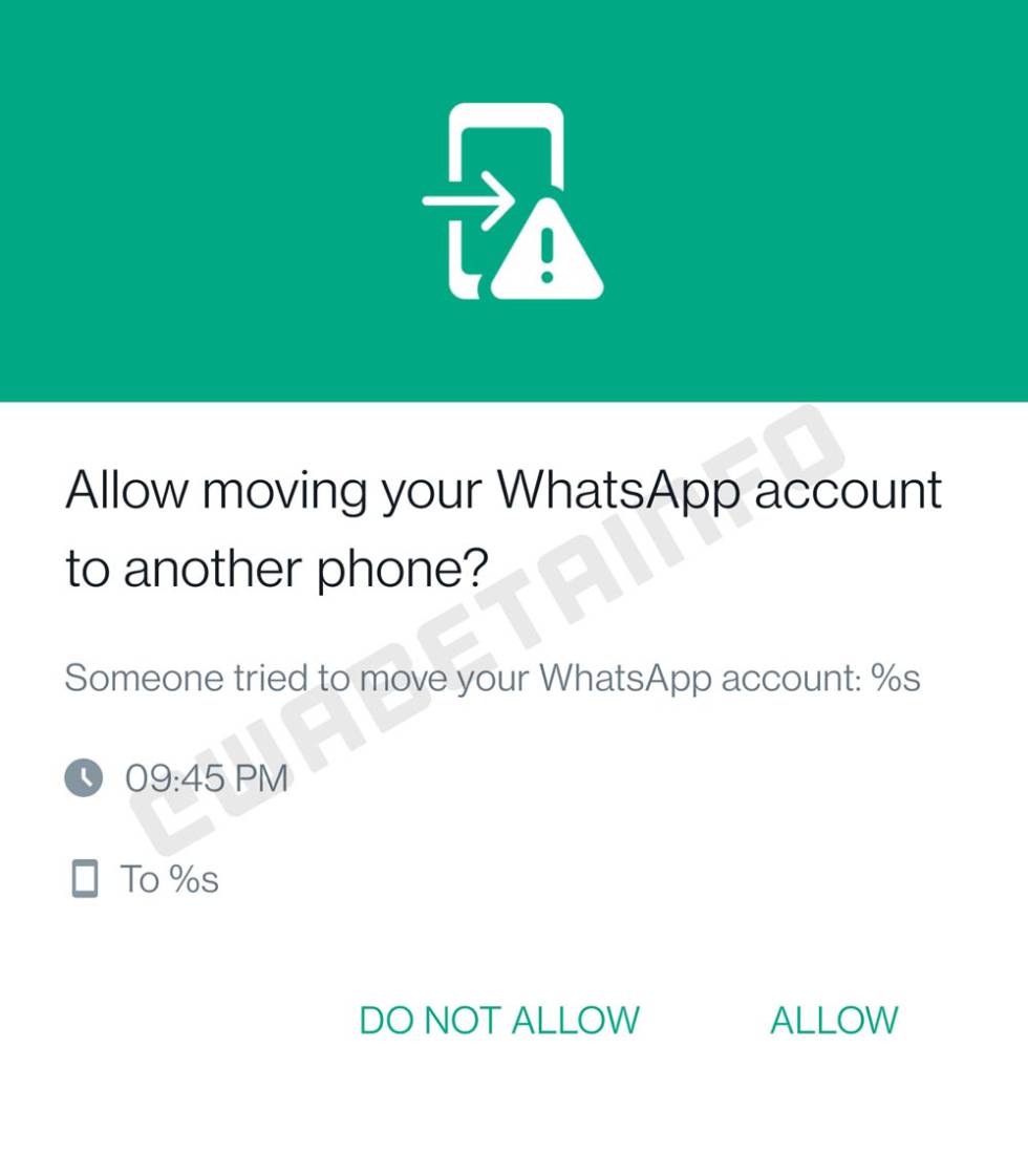 New security measure on WhatsApp