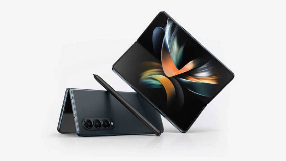 Samsung Galaxy Z Fold 4 phone in black color