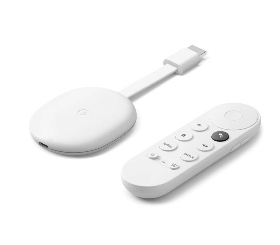 Chromecast con Google TV y su mando a distancia