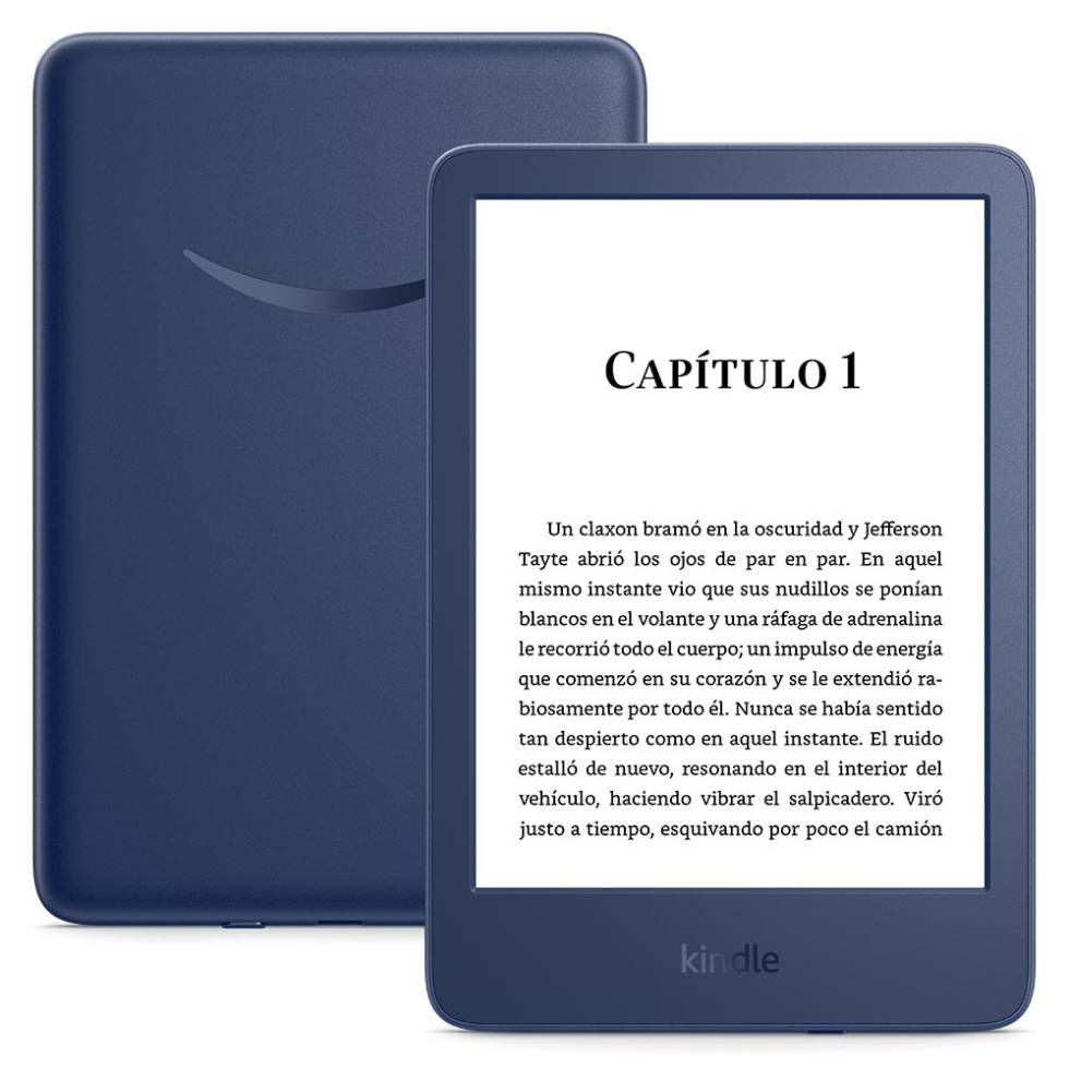 New Amazon Kindle 2022 in blue