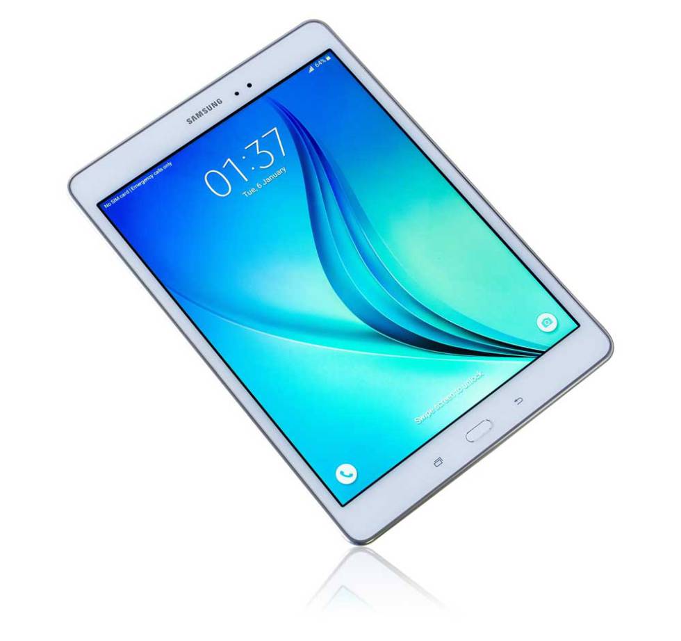 Samsung Galaxy tablet screen