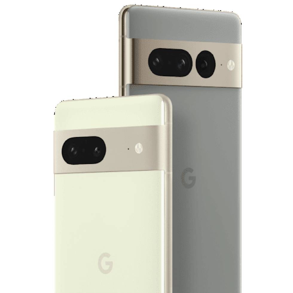 Rear view of the new Google Pixel 7
