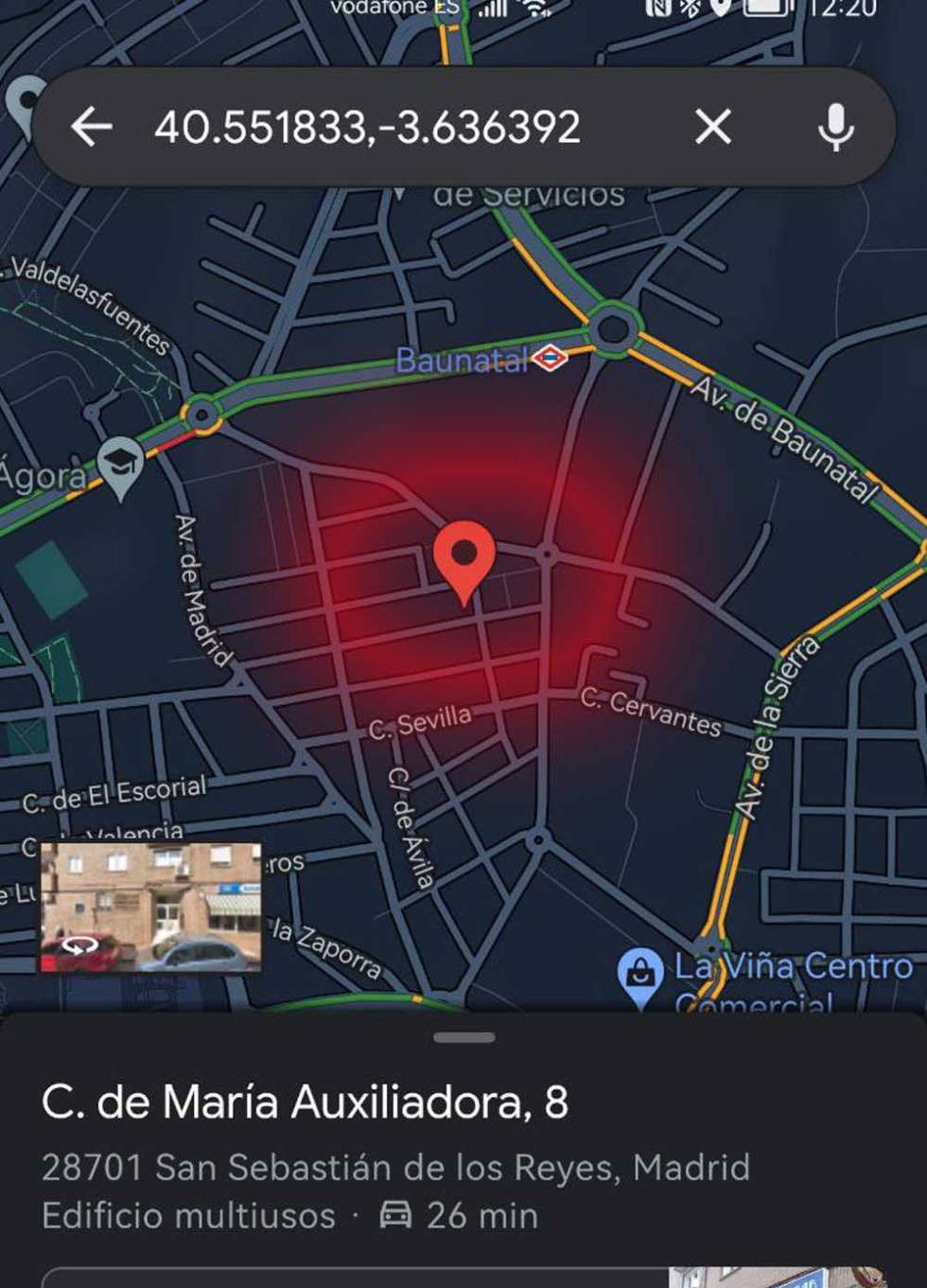 Share location with Google Maps with PIN