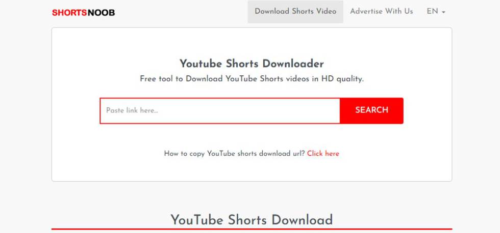 Website ShortsNoobs