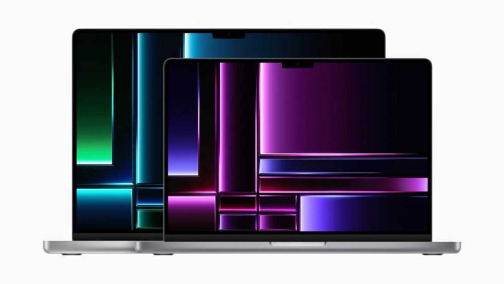 The display of the new Apple MacBook Pro