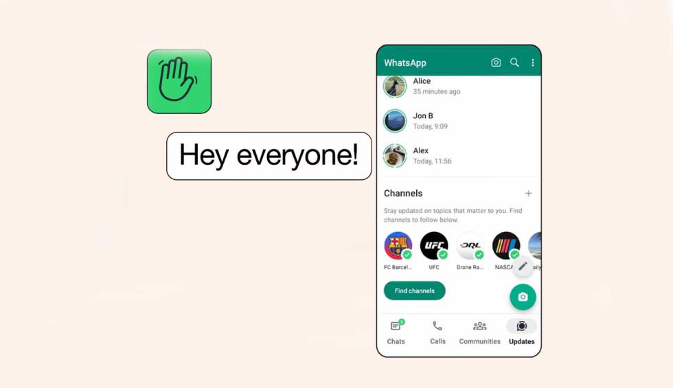 WhatsApp ya tiene sus propios Canales y lleva las redes sociales a la app |  Lifestyle | Cinco Días