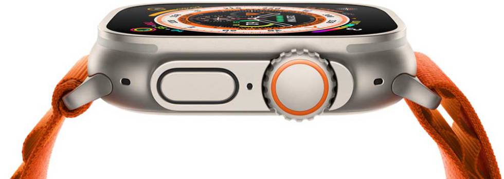 Lateral del reloj Apple Watch Ultra