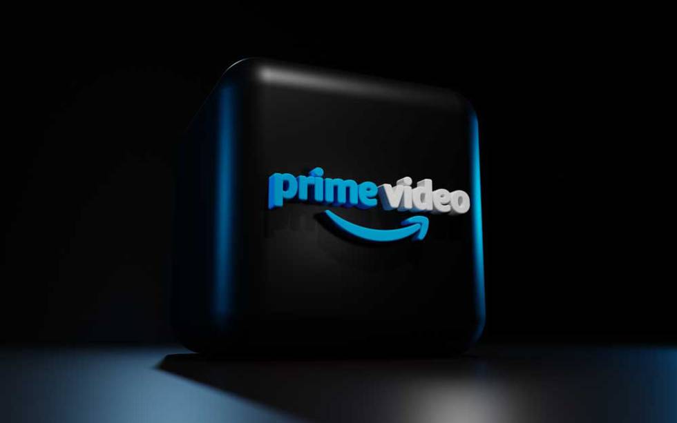 Logotipo de Prime Video en 3D