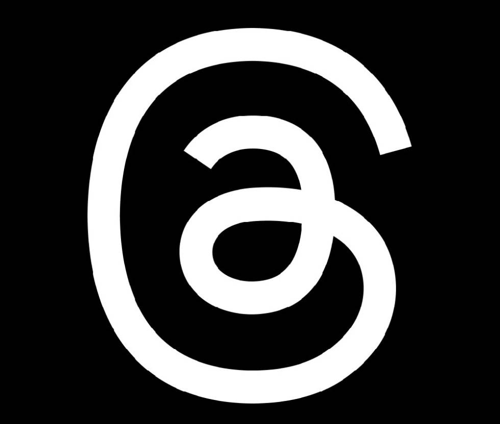 Logotipo de Hilos con fondo negro