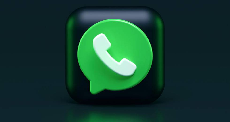 Icono 3D del icono de WhatsApp