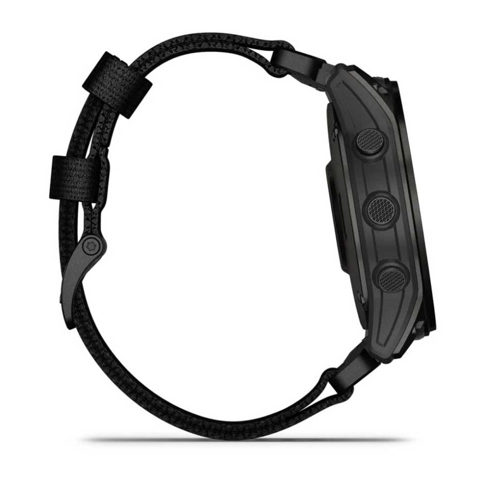 Lateral del reloj Garmin tactix 7 AMOLED Edition