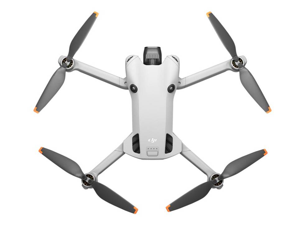 Partes inferiores del drone DJI Mini 4 Pro