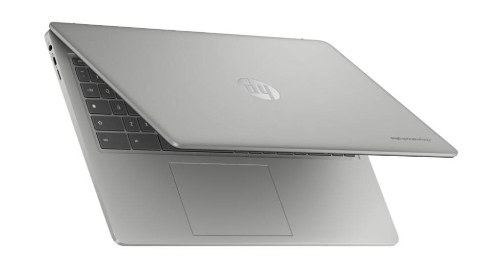 HP Chromebook Plus de color gris