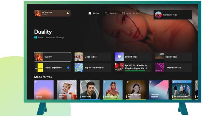 Spotify aktualizuje swoją aplikację Smart TV o fajne i przydatne ulepszenia |  Styl życia