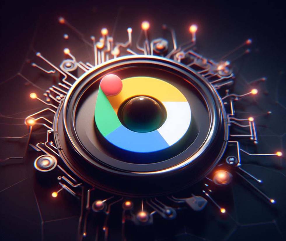 Imagen de IA con colores de Google