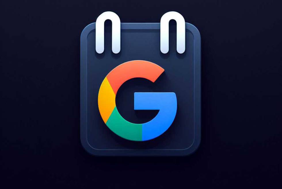 Logo de Google dentro de un calendario