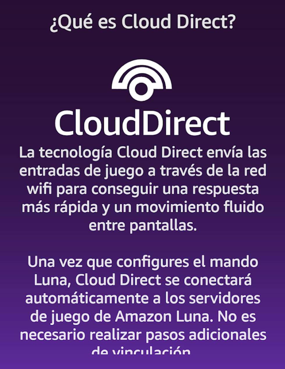CloudDirect para el mando Luna