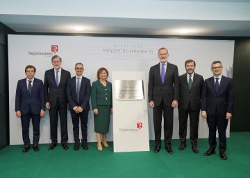 El Rey inaugura la nueva sede del Colegio de Registradores