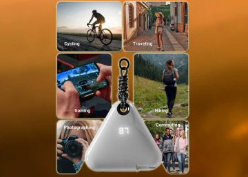 Esta batería externa tiene algo especial: su cable de carga es retráctil