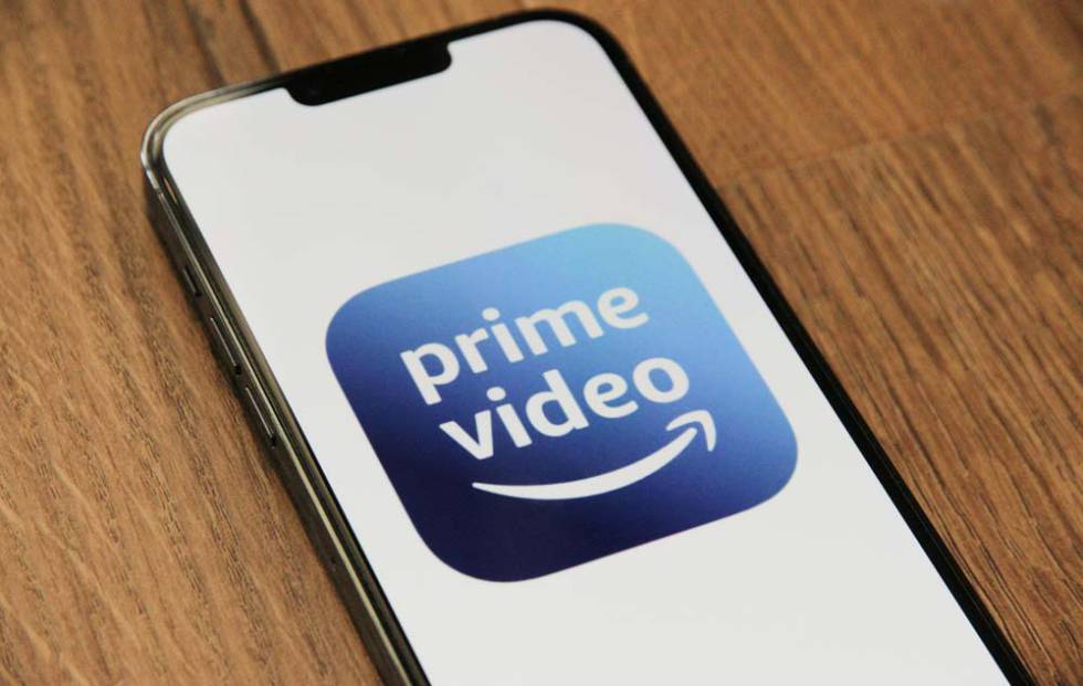 Icono de Prime Video en un teléfono móvil