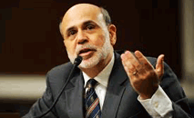 Ben Bernanke, presidente de la Fed en 2010