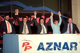 Aznar gana las elecciones en 1996