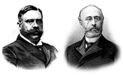 Raimundo Fernández Villaverde y Francisco Silvela