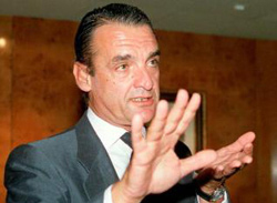 Mario Conde, presidente de Banesto